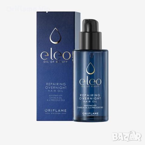 Възстановяващо олио за коса с нощно действие Eleo, снимка 2 - Продукти за коса - 45823368