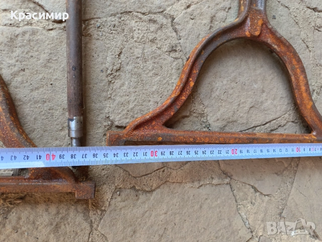 Чугунена стойка за маса, снимка 3 - Антикварни и старинни предмети - 53847214