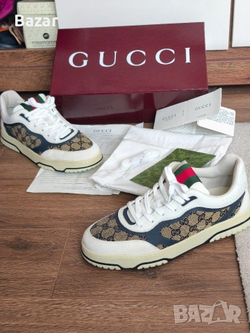 Gucci Мъжки Обувки Оригинални Пълен Комплект, снимка 2 - Други - 53582158