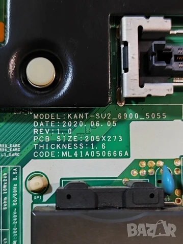 Main board KANT-SU2_6900_5055 от TV Samsung UE50TU7092U, снимка 4 - Части и Платки - 50833968