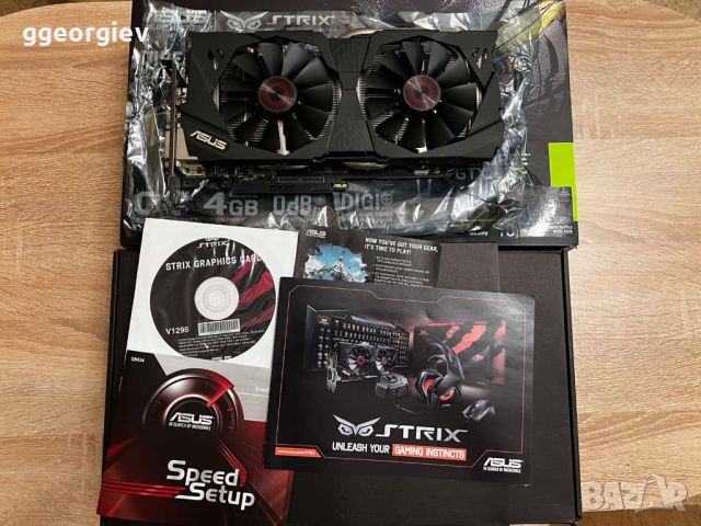 Продавам видео карта ASUS GTX 970 STRIX, снимка 1 - Видеокарти - 46141810