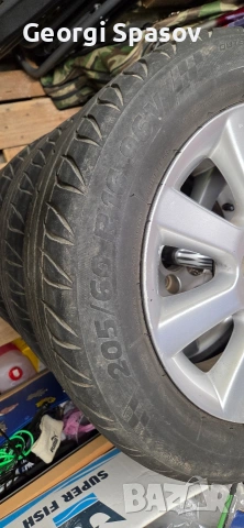 Алуминиеви джанти с гуми за Тойота Корола версо, снимка 3 - Гуми и джанти - 54051235