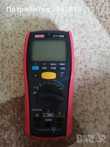 RS PRO IIT1500 Insulation Tester
, снимка 1