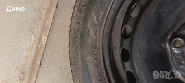 резервна гума патерица 15 бмв е46 bmw e46, снимка 3 - Гуми и джанти - 52924275