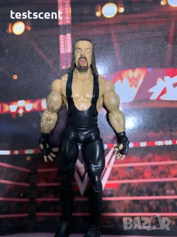 Екшън фигура WWE The Undertaker Гробаря Jakks Deluxe Aggression figure играчка, снимка 4 - Колекции - 49551779