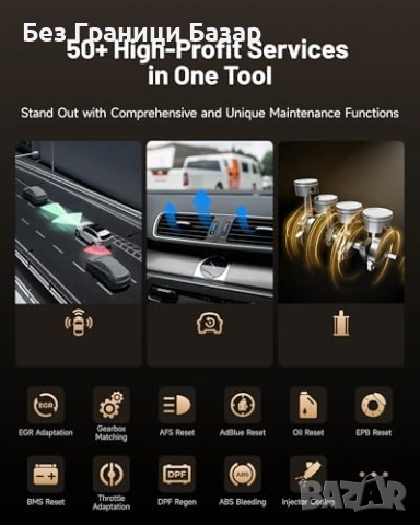 Нов TOPDON ONE Професионален OBD2 Скенер J2534 CAN-FD DoIP за кола диагностика, снимка 7 - Друга електроника - 53811361