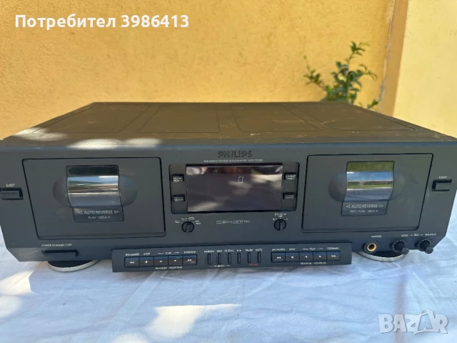 Двукасетен дек Philips FC 930, снимка 1