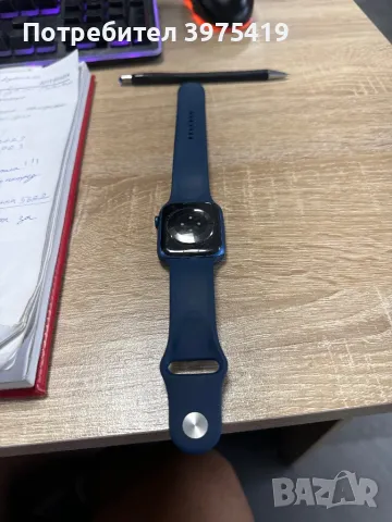 Apple watch 7 45 mm blue, снимка 3 - Смарт гривни - 47048032