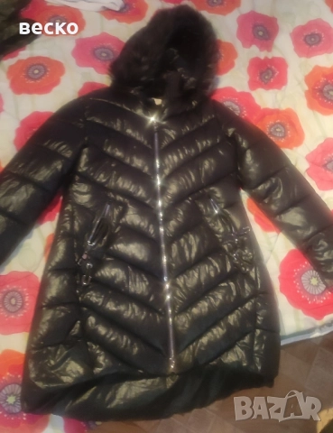 зимно дълго дамско яке, снимка 4 - Якета - 52133440