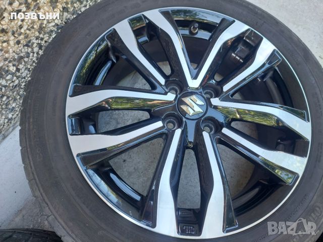 16" оригинални джанти за Suzuki Swift Сузуки Суифт с датчици 4x100 54.1mm с гуми 185/55R16, снимка 5 - Гуми и джанти - 46780056