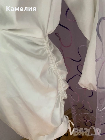 Бяла рокля, снимка 4 - Рокли - 49589204