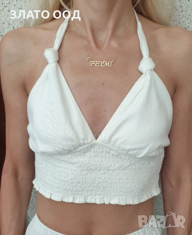 Златно колие надпис, име- 14К, снимка 12 - Колиета, медальони, синджири - 45606034