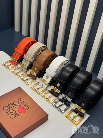 колани от естествена кожа в кутия loewe