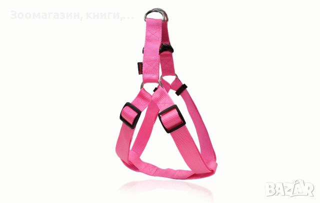 Нагръдник за куче XS, M и L Plain Harness Type A Pink colors Hot Pink 3200, снимка 1 - За кучета - 46202439