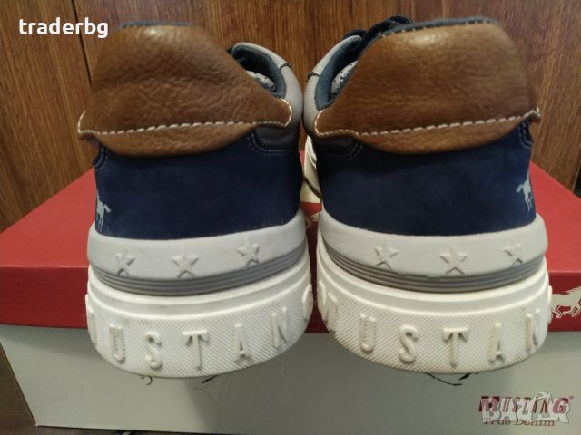 Оригинални обувки mustang, сиви, номер 40, снимка 3 - Ежедневни обувки - 45157346