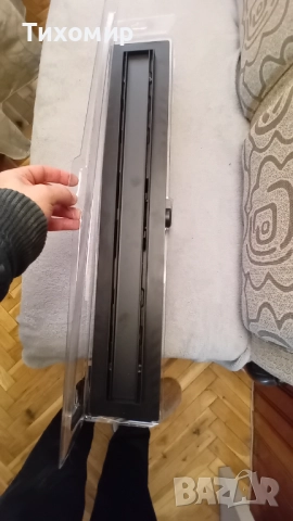 Линеен сифон Алкапласт 650мм черен , снимка 2 - ВИК - 52476859