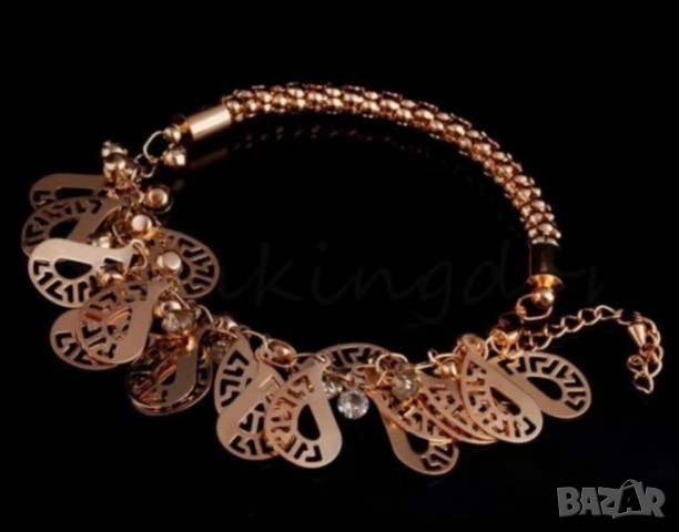 Разкошна гривна 14к попълнено злато 15 лв.