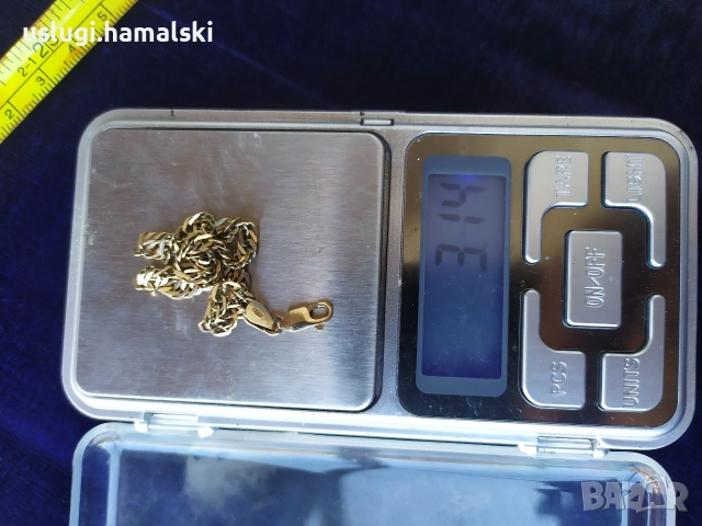 Златна гривна 8 карата, снимка 4 - Гривни - 54096368