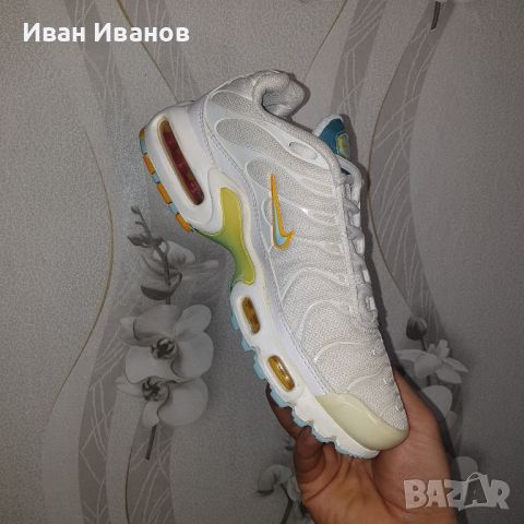 Nike Air Max Plus TN  White Glacier Ice номер 37 .5 оригинални маратонки , снимка 6 - Маратонки - 45233182