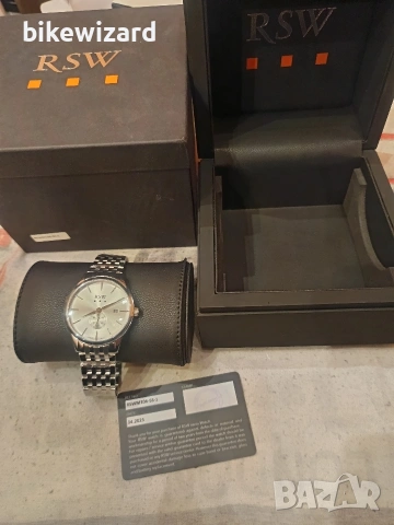 RSW RSWM106 Мъжки швейцарски кварцов часовник НОВ