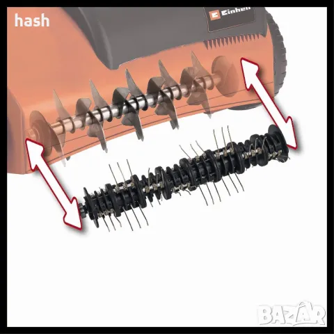 Електрически аератор за трева и разрохквач Einhell RG-SA 1433, 1400 W, 33 cм работен размер, 3-степе, снимка 7 - Други инструменти - 48266586