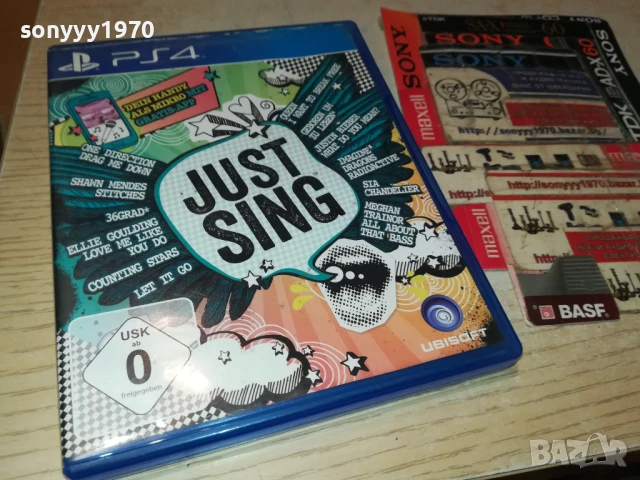 SONY PS4 JUST SING GAME 1308251041, снимка 5 - Игри за PlayStation - 51349075