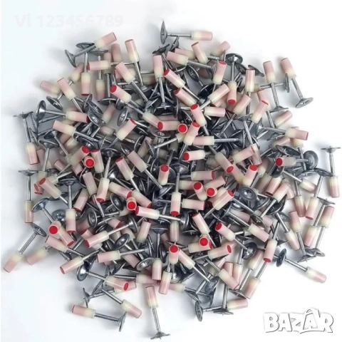 Комплект от 200 броя пирони 52 Х 8,5 мм за ръчен пистолет за пирони - такер , снимка 2 - Други инструменти - 53932542