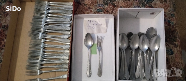 Лот алуминиеви 27 лъжици и 33 вилици, снимка 13 - Прибори за хранене, готвене и сервиране - 50846148