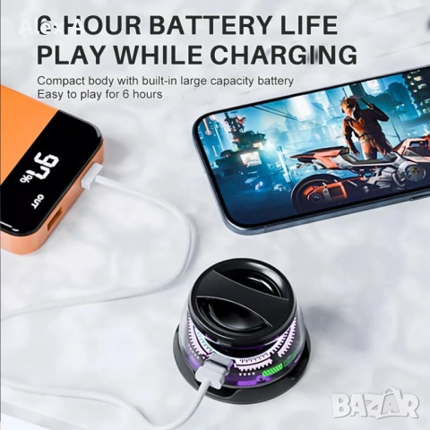 G200 RGB Bluetooth Колонка, снимка 8 - Bluetooth тонколони - 53052445