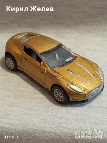 Метална количка спортен модел много красива за КОЛЕКЦИЯ ДЕКОРАЦИЯ 43129