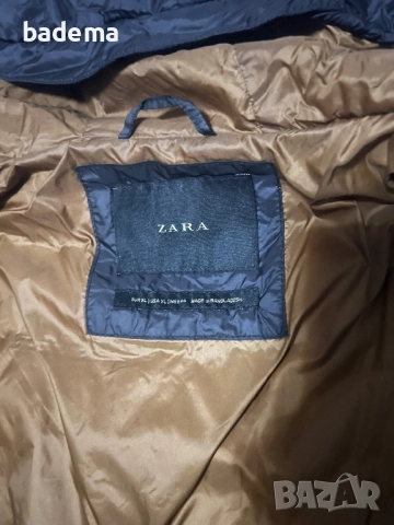 Зимно пухено яке Зара, снимка 3 - Якета - 52680865