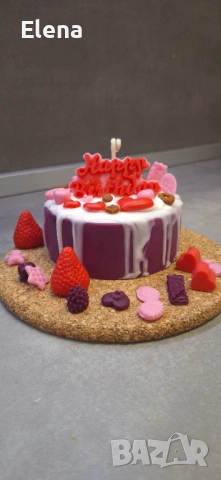 Ароматни мини тортички от соев восък, снимка 2 - Декорация за дома - 53989158