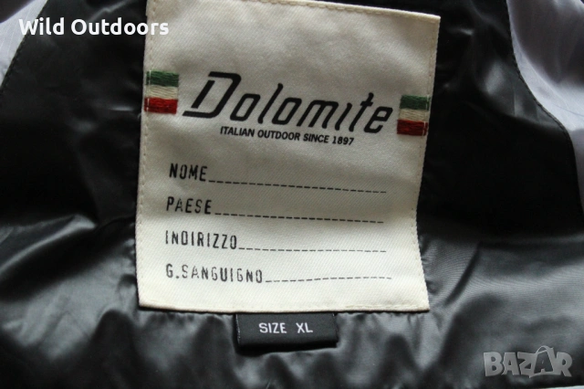 DOLOMITE - мъжки дебел пухен елек, размер XL, снимка 7 - Спортни дрехи, екипи - 53418891