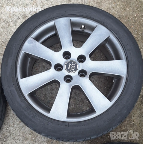 Джанти с гуми 5х112 R17, снимка 4 - Гуми и джанти - 53801910