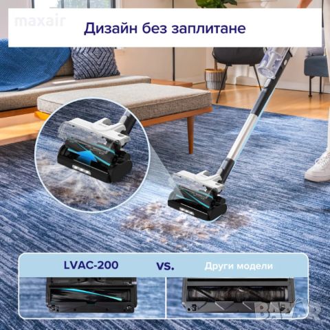 Вертикална прахосмукачка Levoit LVAC-200 * Безплатна доставка * Гаранция 2 години, снимка 2 - Прахосмукачки - 45764353
