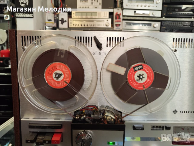 Ролков магнетофон Telefunken M 204 TS E 2 Профилактиран, работещ., снимка 6 - Аудиосистеми - 50737410