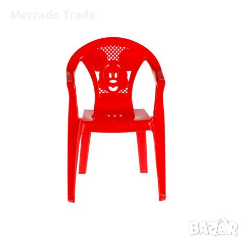 Детски стол Mercado Trade, Пластмаса, Червен, снимка 2 - Мебели за детската стая - 46352387