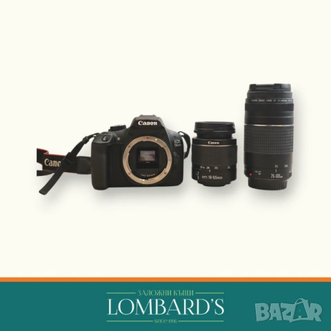 Фотоапарат Canon EOS 1300D, N: 38092, снимка 3 - Фотоапарати - 53825076