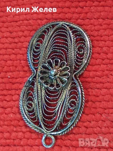 СТАРИНЕН ФИЛИГРАНЕН СРЕБЪРЕН МЕДАЛЬОН СРЕБРО ВИСОКА ПРОБА ХУДОЖЕСТВЕНА РЪЧНА МАЙСТОРСКА РАБОТА 49349, снимка 13 - Антикварни и старинни предмети - 49551698