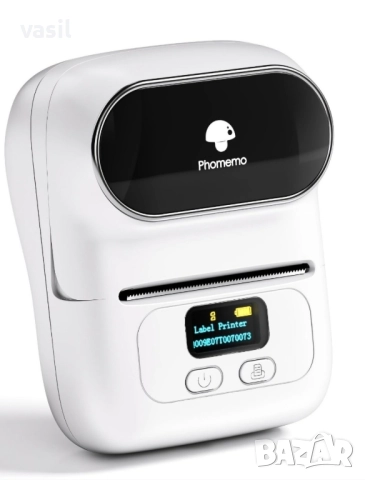 Преносим етикетен термален принтер Phomemo M110, снимка 2 - Принтери, копири, скенери - 52472418