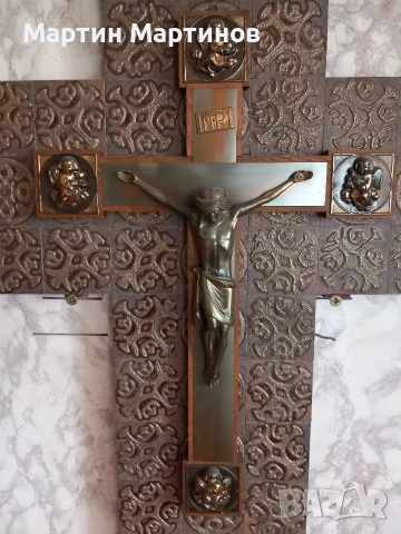 Масивен Кръст, снимка 2 - Антикварни и старинни предмети - 54238146