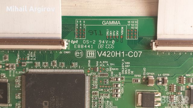 T-CON BOARD /ТИКОНИ/ ПЛАТКИ ПАНГЮРИЩЕ-1.17T31XW02 V9/T260XW02 VA/06A53-1C/.V420H1-C07/.T31XW02 V9/, снимка 12 - Части и Платки - 46783497