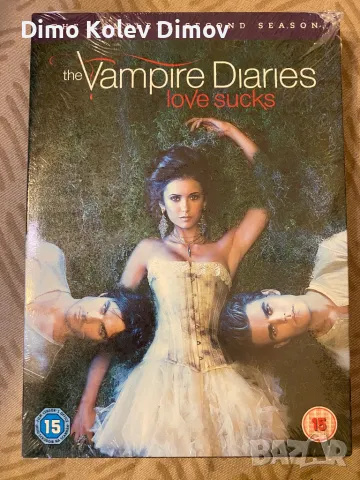 Vampire diaries 📀 DVD. Чисто ново, снимка 1 - DVD филми - 49512386