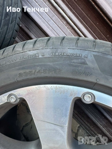 Здравейте, продавам 4 джанти с гуми 6.5JX17H2 ET 42, готови за поставяне веднага!, снимка 12 - Гуми и джанти - 53807967