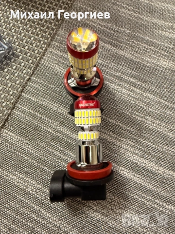 LED крушки H8/H11 (2 броя в комплект), снимка 4 - Аксесоари и консумативи - 54008544