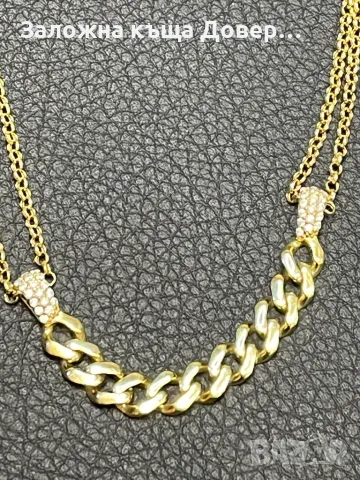 Златен синджир гривна grivna ланец lanec zlaten 14 K 585 gold , снимка 5 - Колиета, медальони, синджири - 49535572