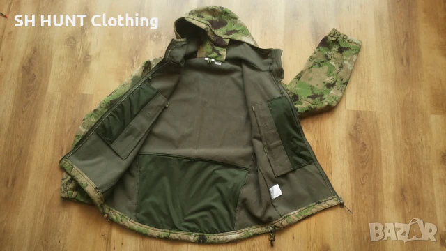 SOFTSHELL Jacket размер L за лов риболов софтшел яке - 1207, снимка 11 - Екипировка - 51080691