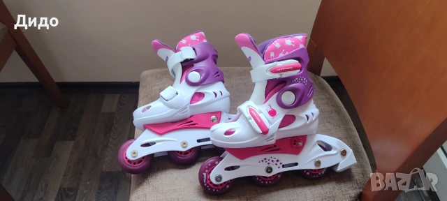 Детски регулируеми ролери Baby skate set Pink TEMPISH Размер 26-29, снимка 4 - Ролери, кънки - 53904082