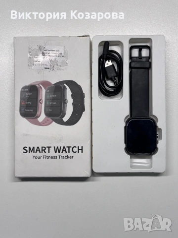 Смарт часовник - черен 