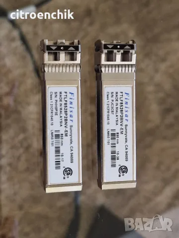 Finisar 8GB SWL SFP+ трансийвъри за оптична мрежа, снимка 1 - Друга електроника - 48167449